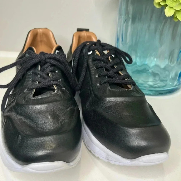 Ateliers Korbin Black Leather Sneakers - Picture 4 of 12
